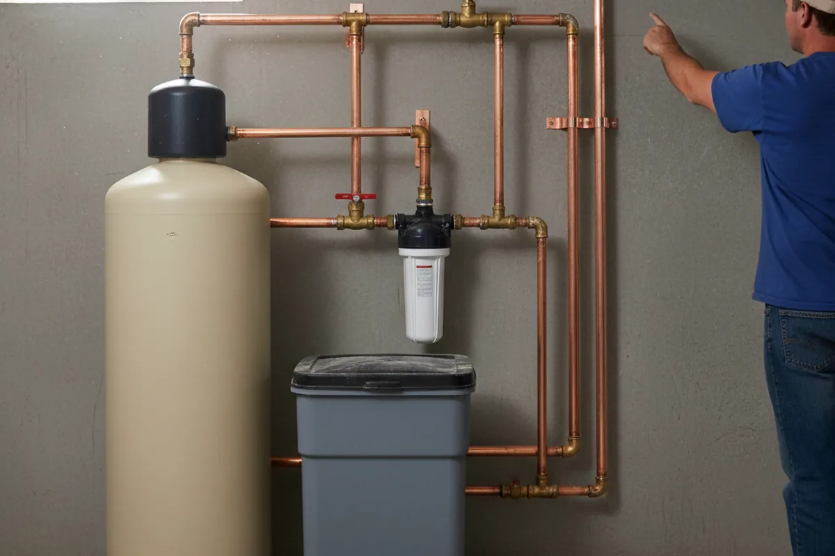 Whole-house water treatment system installed in Allendale